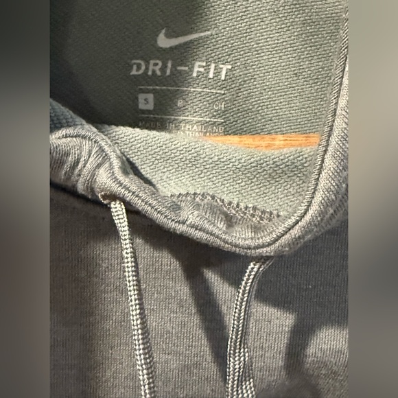 Nike Charcoal Hoodie with Lime Details - Picture 2 of 3